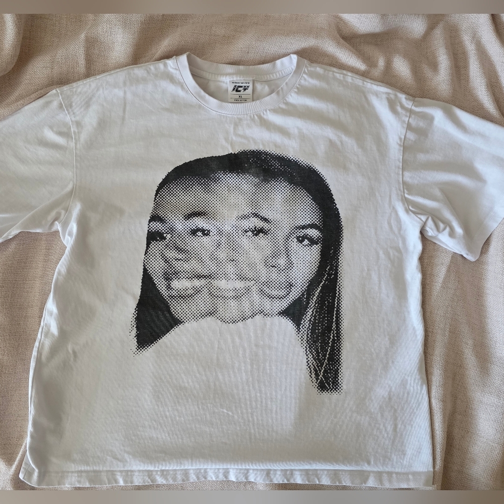 Mariah The‎ Scientist Graphic T-Shirt Streetwear Icy Black And White Baggy Sz XL
